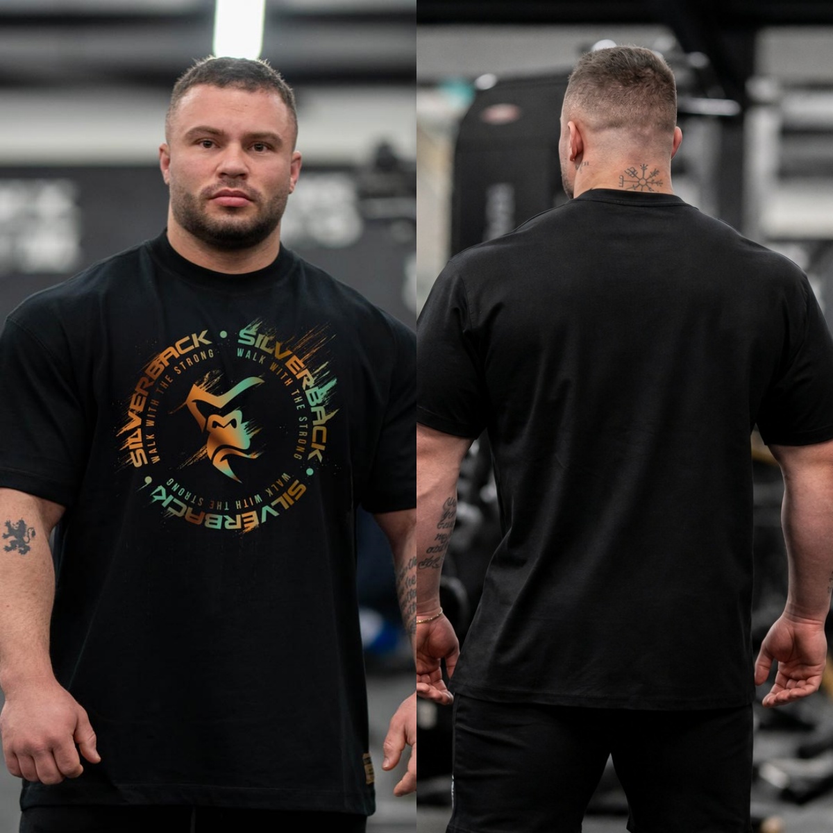 Streetwear Gym Brand - Breaker Oversized Silverback GYM Fitness Training