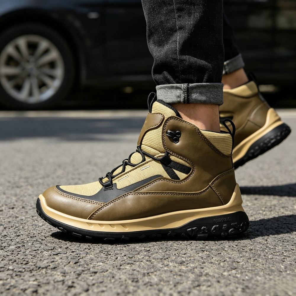 High Top Leather Shoes Men Lux - Streetwear Brand Designs review and price
