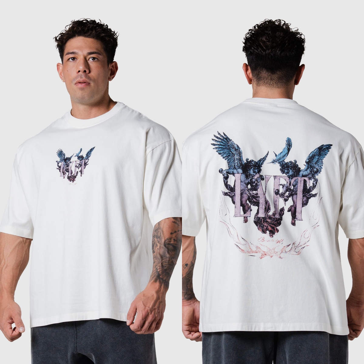 Angel Graphic Vintage Big LYFT - Streetwear Gym Brand review and price
