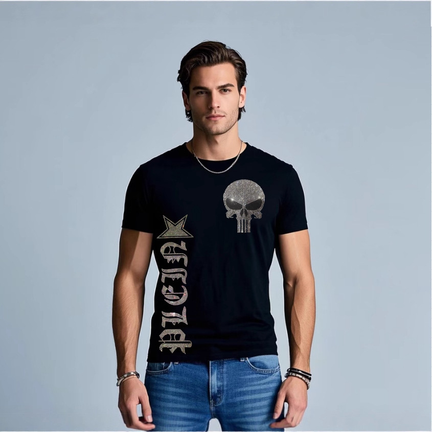2025 New Skulls Rhinestones Sh - Streetwear Clothing Brand review and price