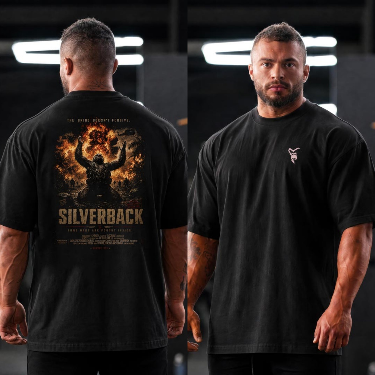 Napalm Oversized Silverback GY - Streetwear Gym Brand review and price