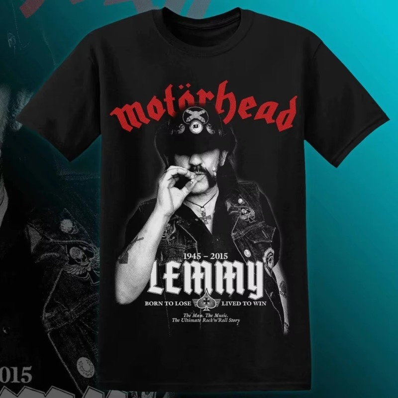 MOTÖRHEAD LEMMY T-Shirt Men Wo - Streetwear Clothing Brand review and price