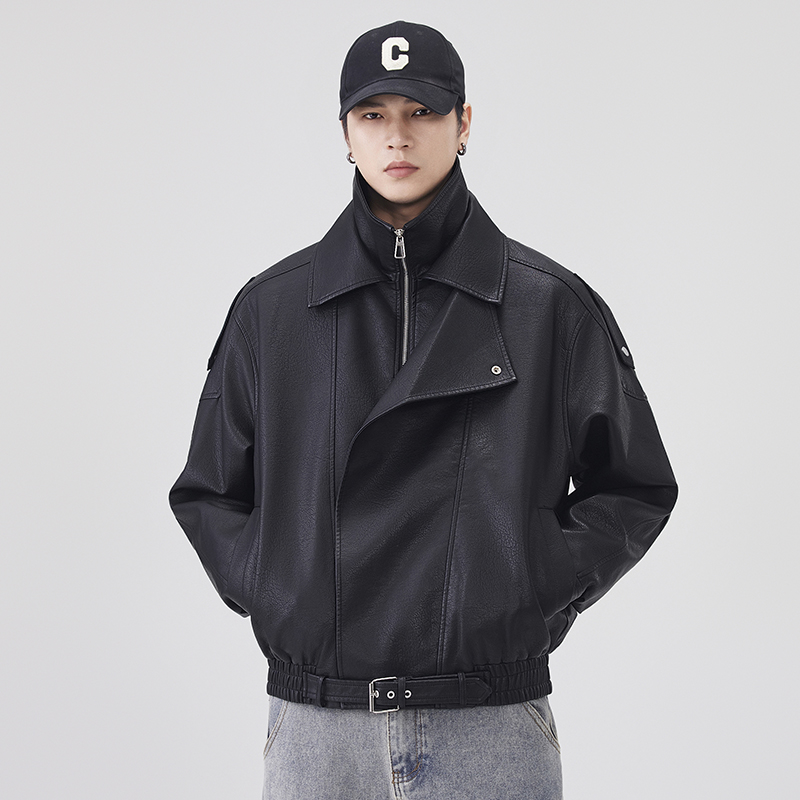 Autumn Winter Leather Jacket M - Streetwear Clothing Brand review and price