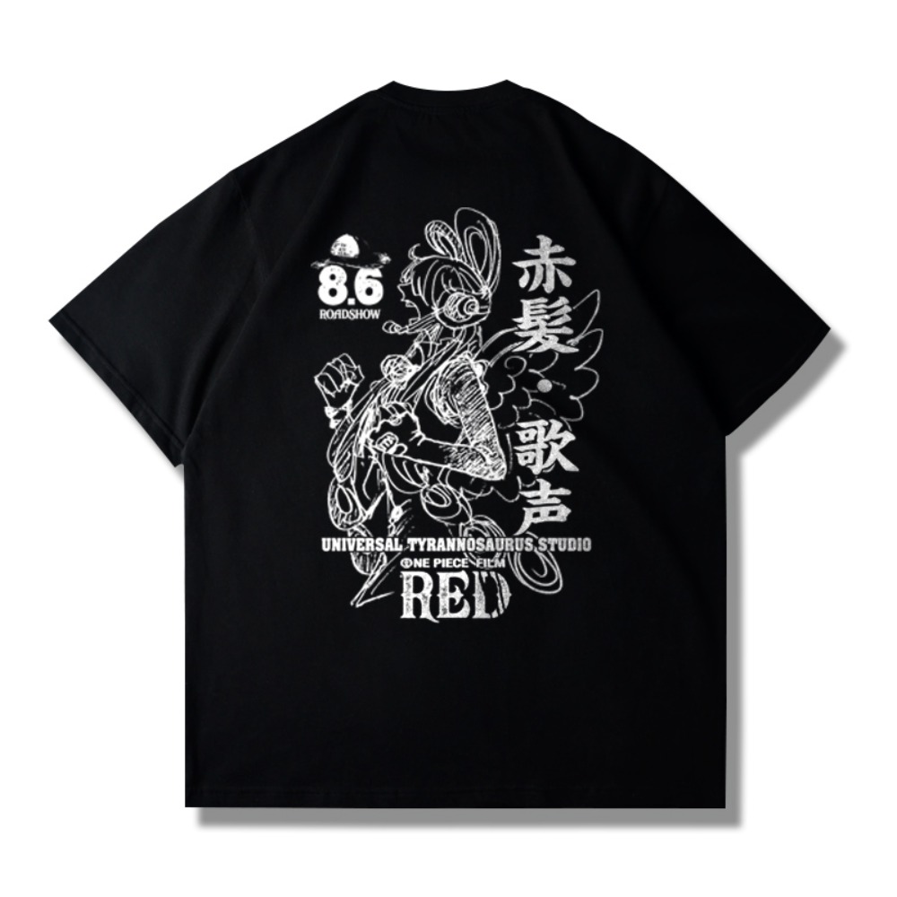 2025One Piece Red Graphic T Sh - Streetwear Brand In Japan review and price