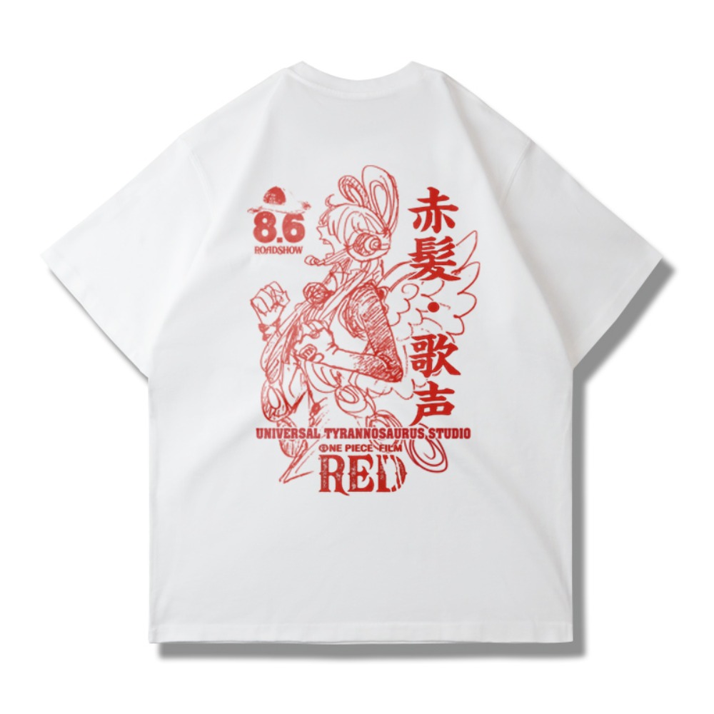 2025One Piece Red Graphic T Sh - Streetwear Brand In Japan review and price
