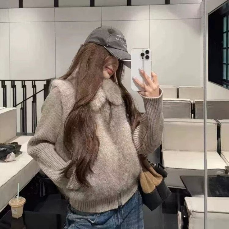 Winter Faux Fur Jacket Women F - Streetwear Clothing Brand review and price