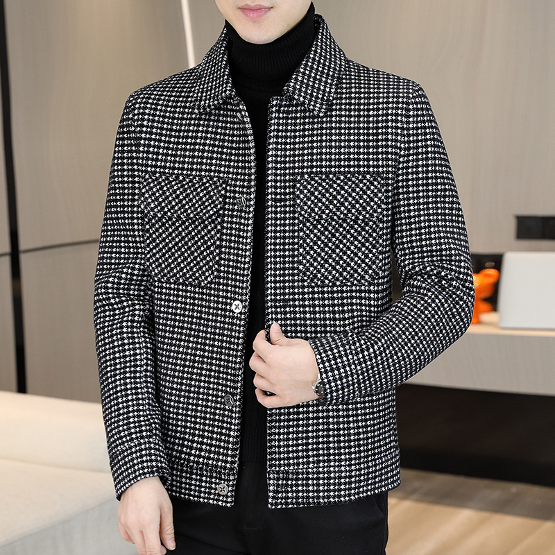 Brand Winter Plaid Woolen Jack - Streetwear Clothing Brand review and price