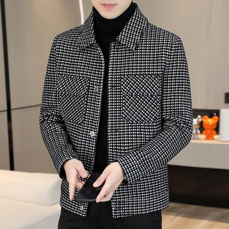 Brand Winter Plaid Woolen Jack - Streetwear Clothing Brand review and price