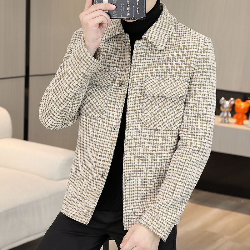 Brand Winter Plaid Woolen Jack - Streetwear Clothing Brand review and price