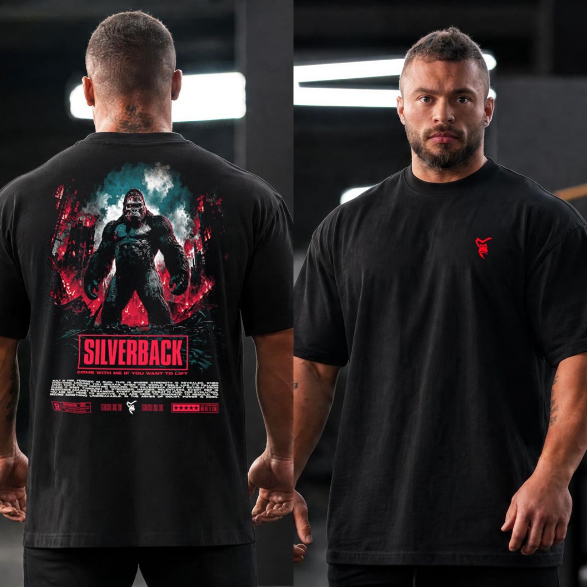 Pulse Oversized Silverback GYM - Streetwear Gym Brand review and price